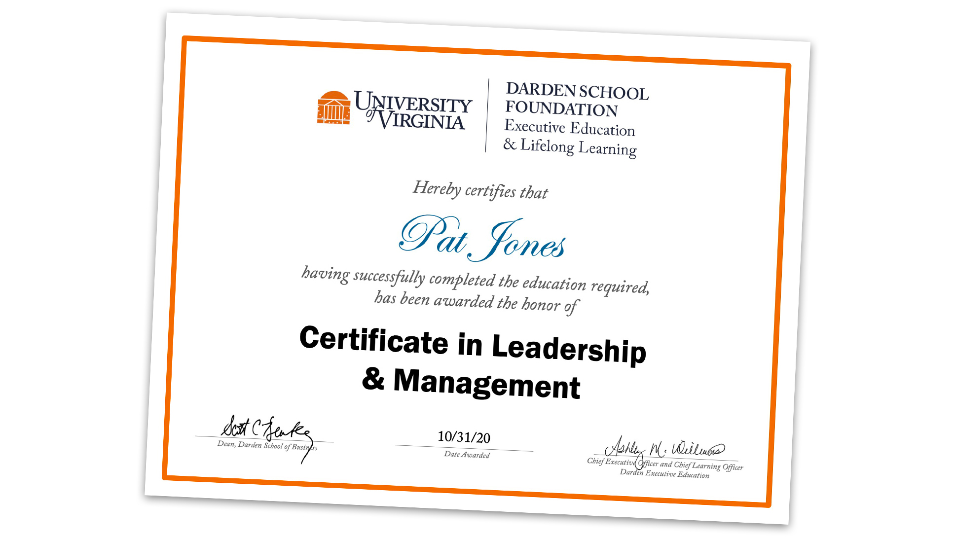 Certificate in Leadership & Management